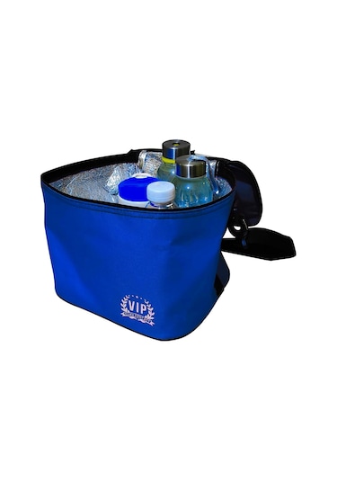 Vip Soğutucu Termos Çanta 11 L Plaj Tipi Buzluk Termos Mavi