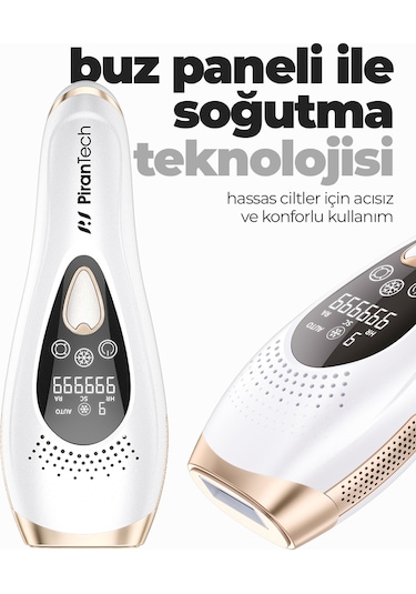Pirantech Bhrl-10 Lcd Ekranlı 9 Seviyeli Buz Lazer Ipl Epilasyon