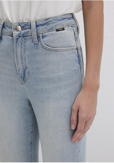 Mavi - Star Classic Denim Puslu Açık Mavi Jean Pantolon 101077-90535 Açık Mavi