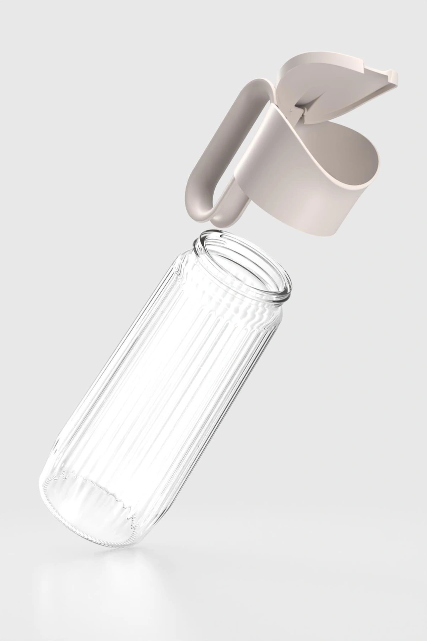 Renga Luvia 1500 Ml Cam Gravürlü Sürahi 111034 Bej