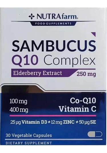 Nutrafarm Sambucus Q10 Complex 30 Kapsül