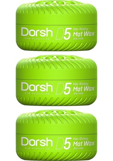 Dorsh Saç Şekillendirici Wax Mat Wax D5 150 Ml 3 Adet