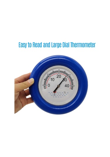 Analog Havuz Termometresi Havuz Ve Spa Büyük Kadran Termometresi İp İle Yüzen Yüzme Havuzu Su Sıcaklığı Tespit Cihazı Pil Gerektirmez