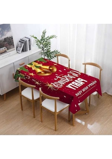 Fastbuy Şık Modern Noel Masa Örtüsü L Tarzı Dekorasyon, L Koyu Renk, Masa Boyutu, Hanehalkı İçin Diğer