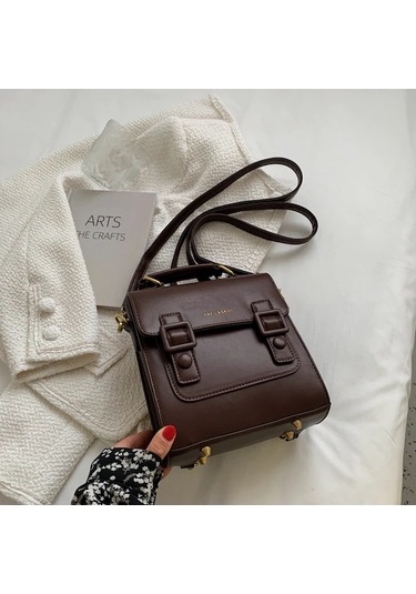 Kaxıu&bags Kx-5820 Sırt Ve Omuz Çantası-koyu Kahve Kahverengi