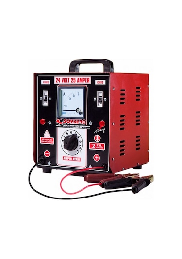 Soyberg 2 Akülük Seri Şarj Cihazı 24 Volt 25 Amper 225