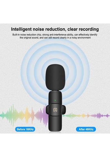 Wondernest İphone Uyumlu/ipad İçin Puluz K. Yankı Azaltma Mikrofonlar