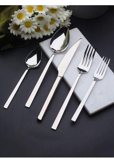 Mercan 6 Kişilik 30 Parça Çatal Kaşık Bıçak Takımı Metal