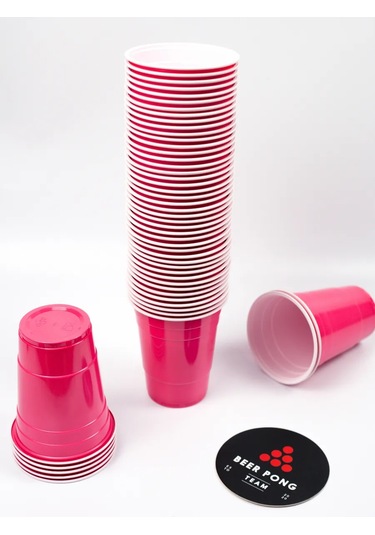 Bpt Parti İçin Pembe Plastik Bardaklar 398485120 100 adet