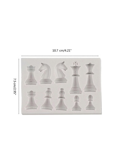 Satranç Taşı Silikon Kalıp 3d Uluslararası Satranç Reçine Kalıbı Diğer