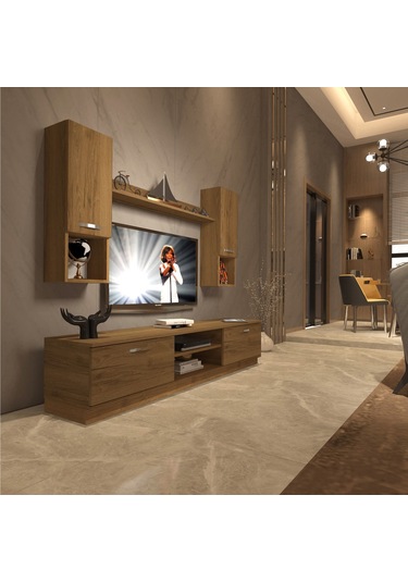 Decoraktiv Eko 5dab Mdf Dvd Tv Ünitesi Tv Sehpası Pera