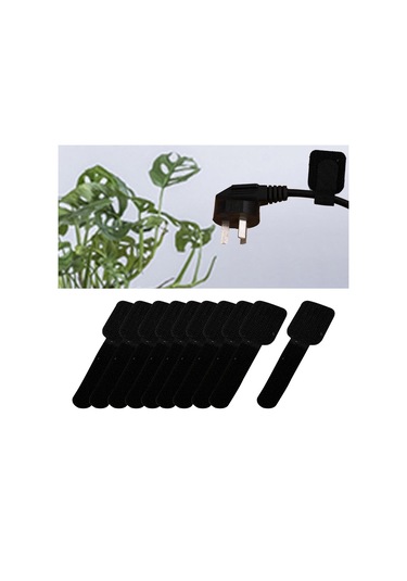 Suntek Yeniden Kullanılabilir Mutfak Aletleri Kablo Sarıcı 10-adet-siyah