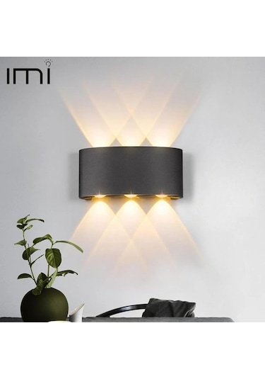 Uranüs Gün Işığı Ledli Dekoratif Işık Süzmeli Iç-Dış Mekan Aplik Gün Işığı