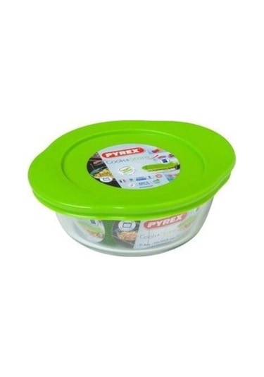 Pyrex 206P000 Yuvarlak Kapaklı Saklama Kabı 0.35 Lt