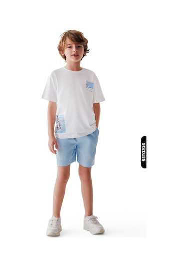 Nk Kids Xo Kids Erkek Remember Şort 4-8 Yaş 66507 Mavi