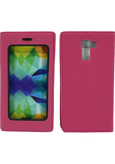 Huawei Honor 7 Için Nettech Pencereli Kapakli Kilif 475388947