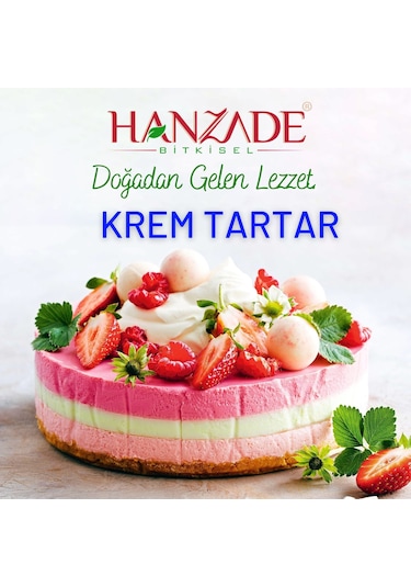 Hanzade Bitkisel Krem Tartar Potasyum Bitartarat 500 G