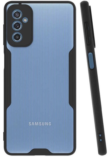 Khayra Galaxy Uyumlu M52 Kılıf Parfe Kapak - Siyah Siyah