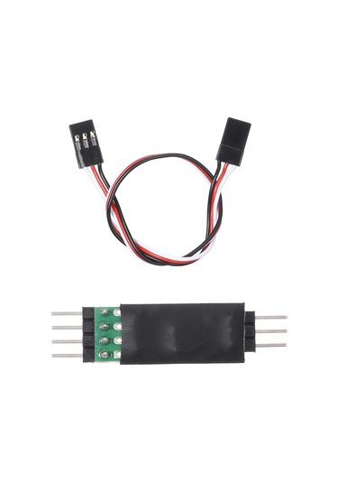 Xiyyadms "3 Kanallı Rc Araç Led Aydınlatma Kontrol Paneli - Traxxas, Tamiya, Axial Uyumlu" Siyah