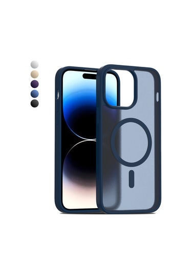 Joko İphone Uyumlu 15 Pro Max Kılıf Jota Seri Magsafe Kapak Pudra