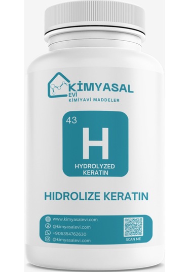 Hidrolize Keratin-Hydrolyzed Keratin hammadde 100 G