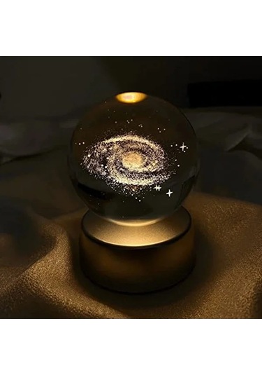 Renk Değiştiren Led Işıklı Kristal Cam Küre Gece Lambası . 94915410