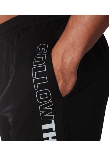 Kingsize Follow The King Stretch Şort Siyah Siyah