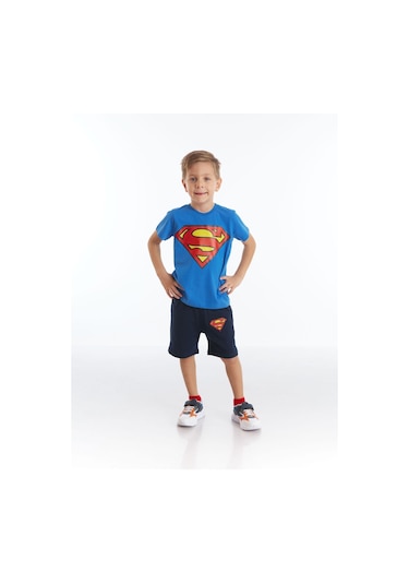 Supermen Erkek Çocuk Pijama Takım 19593 001