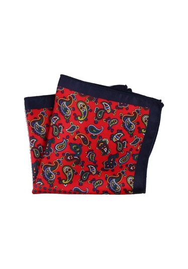 Omark Cotton İpek Mendil No1 Kırmızı