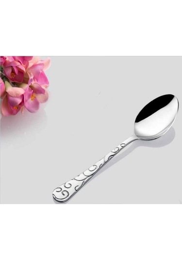Inter Çelik Hanzade Model 12'li Tatlı Kaşığı