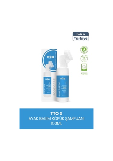 Tto-x Aplikatörlü Ayak Bakım Köpük Şampuanı 150 Ml