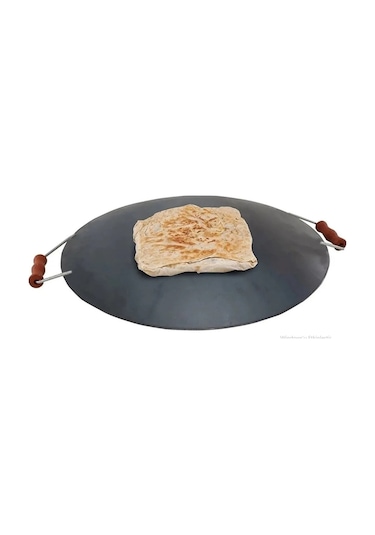 Mobilreyon Kavurma Gözleme Sacı 38 Cm , Ağırlık 1.5 Kg, Siyah Sac