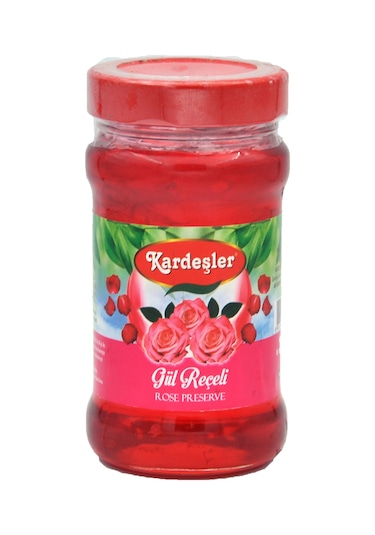 Kardeşler Şekerleme Gül Reçeli Cam Kavanoz 380 G