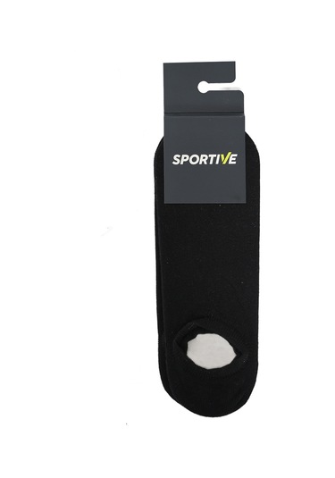 Spt Unisex Siyah İkili Babet Çorap 25yuc006-syh 1738489 Siyah