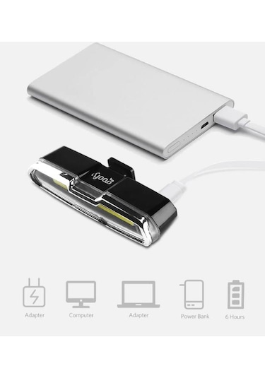 Forte GT Bisiklet USB şarjlı Led Kırmızı Mavi Beyaz Xbyc 6017-3