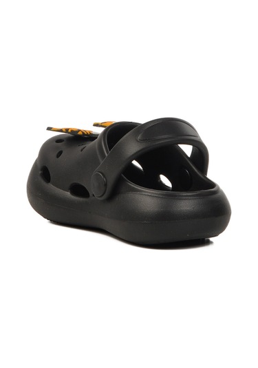 Siyah Unisex Çocuk Sabo Terlik Yumurcak B Siyah