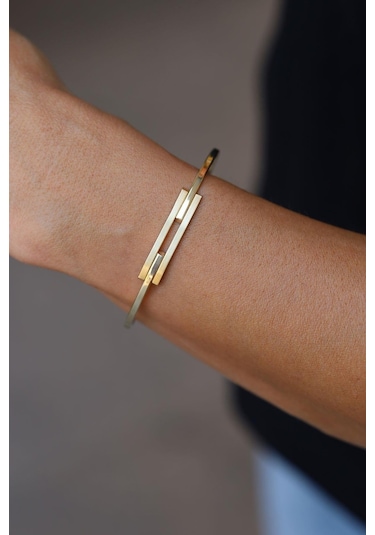 Altın 3.10 Gr Kaburga Kelepçe İki Sıra