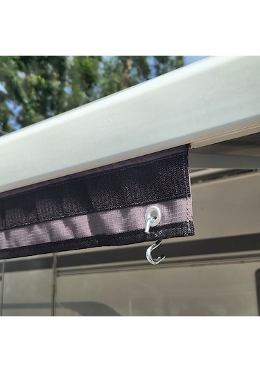 2k 150cm Fitilli Karavan Tentesi Önü Çamaşır Askısı Çok Renkli