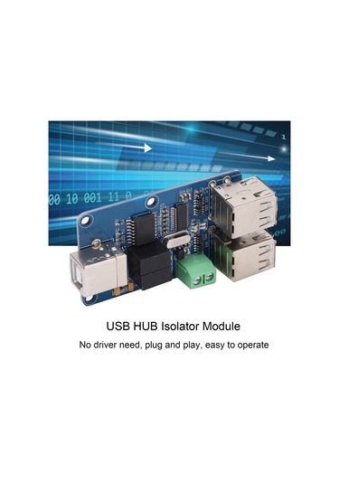 Gajeena 4 Kanal Usb Yalıtıcı Hub Modülü - Adum3160, 1500v Yalıtım, Plug & Play, -40 C/+85 C Oranında, Dış Etkilerden Koruma