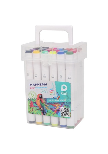 Kari İki Taraflı İşaretleyici Seti, Organizerde, 24 Adet 450861531