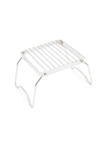 Youmex Katlanabilir Paslanmaz Çelik Kamp Ocağı - Mangal, Yemek Pişirme Ve Kahve İçin Gümüş