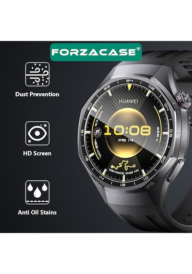Forzacase Huawei Watch Gt6 Pro 46mm İle Uyumlu Temperli Kırılmaz Cam Ekran Koruyucu - Fc861