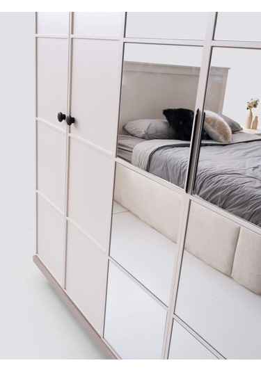 Oklahoma 6 Kapaklı Gardırop %100 Mdf