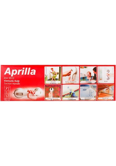 Aprilla Ash9910 Vantuzlu Kulp Tutacağı Vakumlu Banyo Tutacağı Beyaz