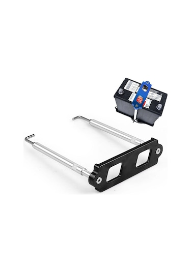 Sones Honda Civic 1988-2000 İçin Araba Alüminyum Alaşımlı Pil Sabitleme Braketi Mavi