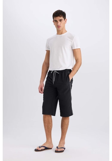 DeFacto Long Fit Uzun Deniz Şortu B7298AX25HSBK27
