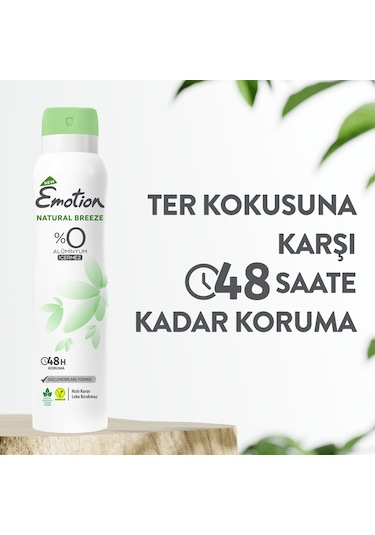 Emotion Natural Breeze Kadın Deodorant 150 ML + Roll-On 50 ML + Blade Green Dream Erkek Deodorant 150 ML + Green Dream Roll-On 50 ML