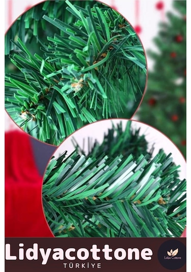 Noel Paketi Kutu Süsleme Seti Yılbaşı Çam Ağacı Renkli Işığı Yeni Yıl Kutlama Parti 120 Cm 123 Dal Standart