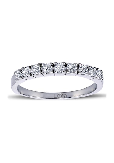 Lova 0,37 Karat Pırlanta Yarımtur Yüzük - 1050210