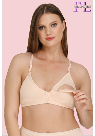 Par Lingerie Hamile Emzirme Sütyeni Kapsız Ten